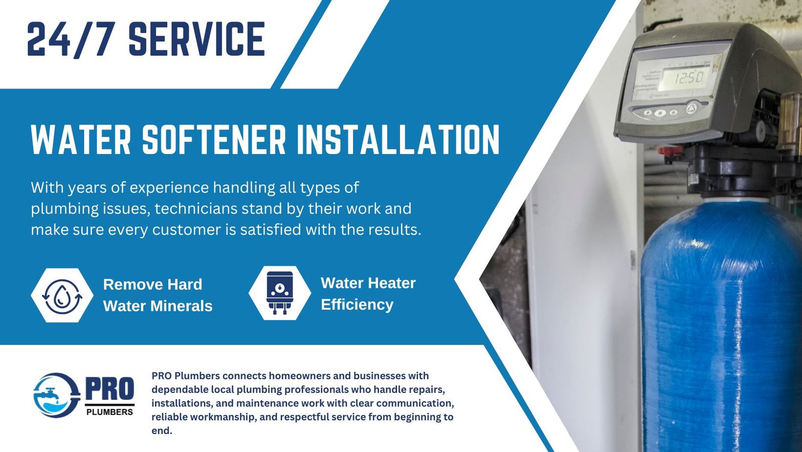 Water softener installation in Port Orange, FL